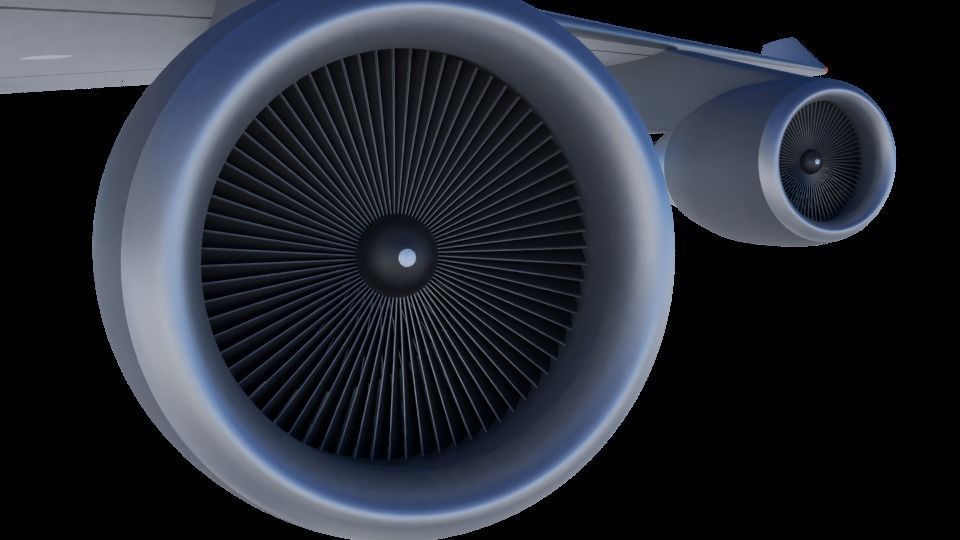 Boeing 747-400 3D model_4