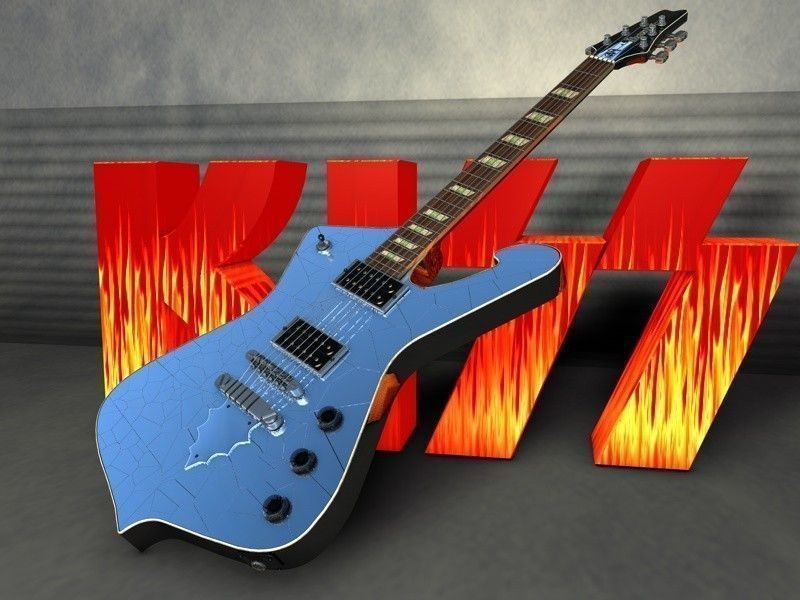 Kiss Ibanez Ps10th 3D model_1