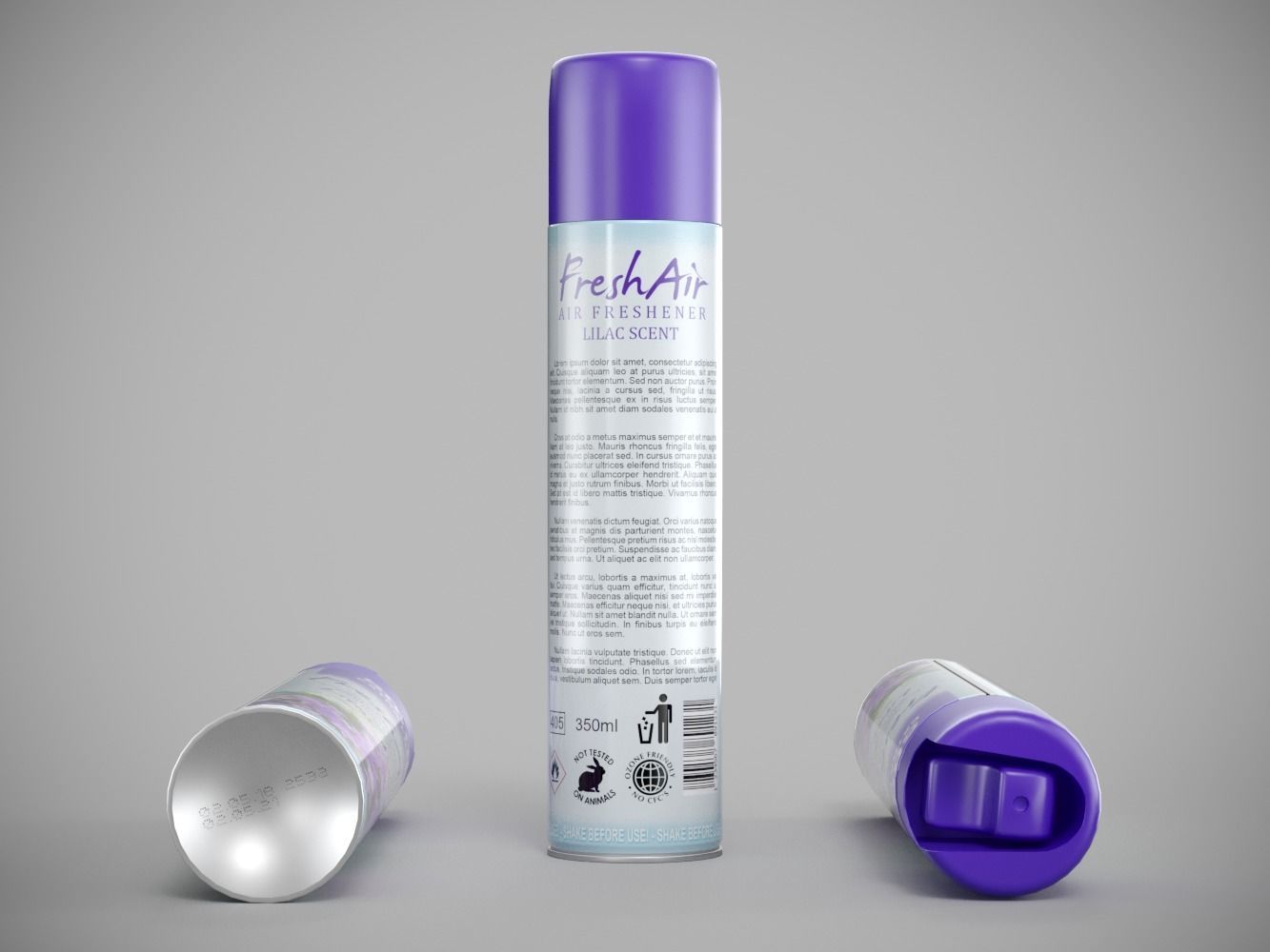 Air Freshener Spray PBR Low-poly 3D model_1