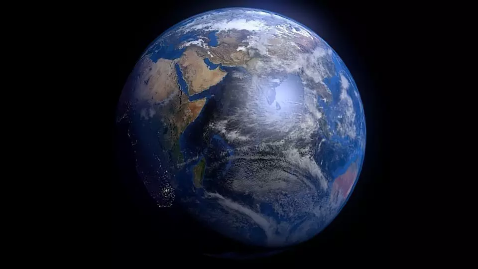earth from space 3D model