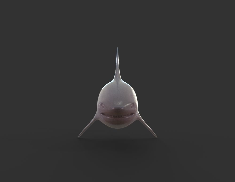 Shark 3D print model_6
