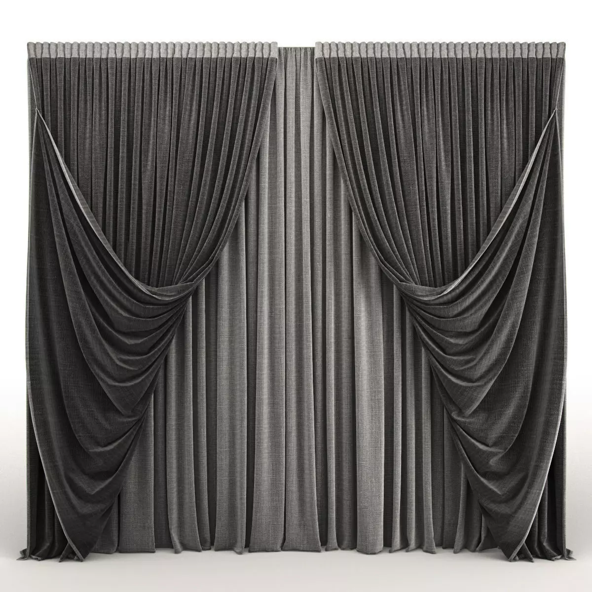 curtain 42 3D model_0