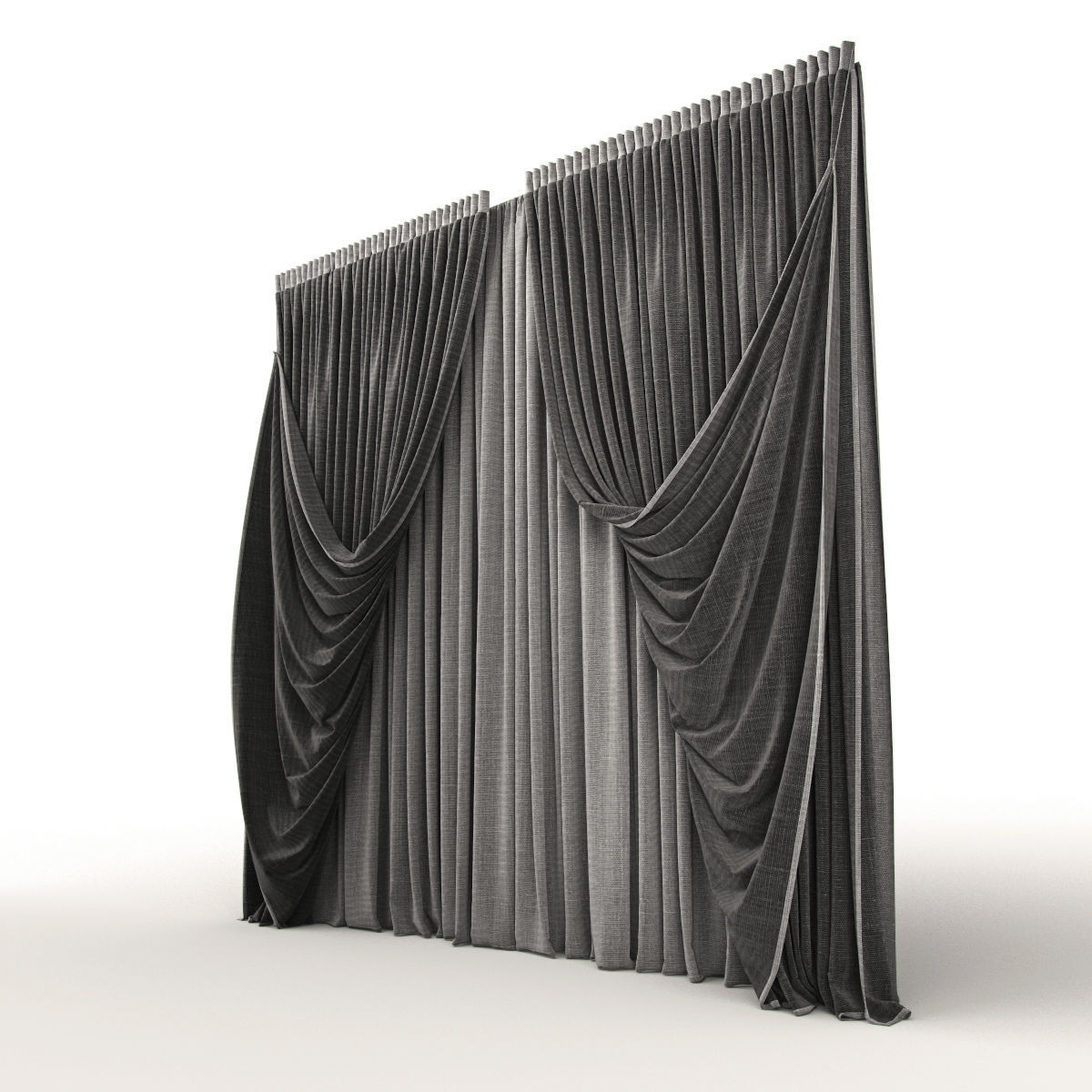 curtain 42 3D model_6