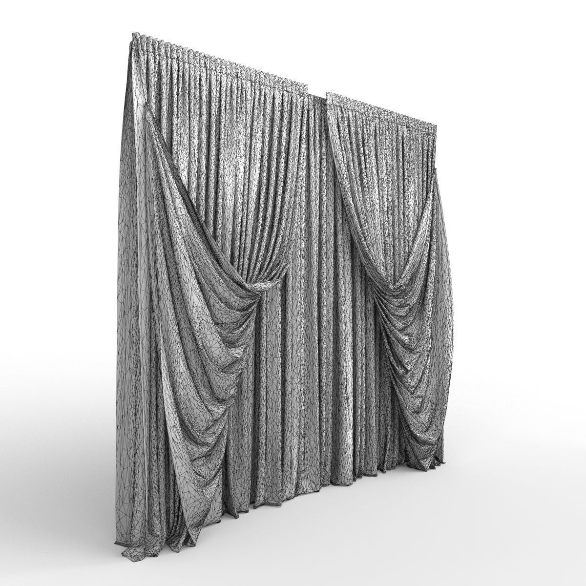 curtain 42 3D model_8