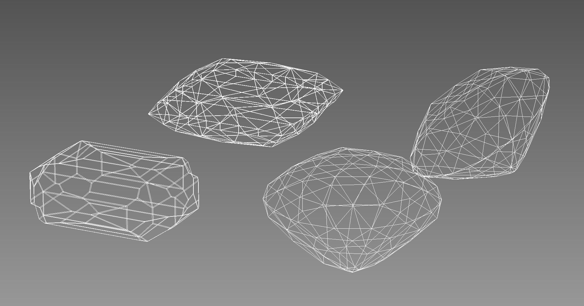 Gem Stones Pack  Free 3D model_4