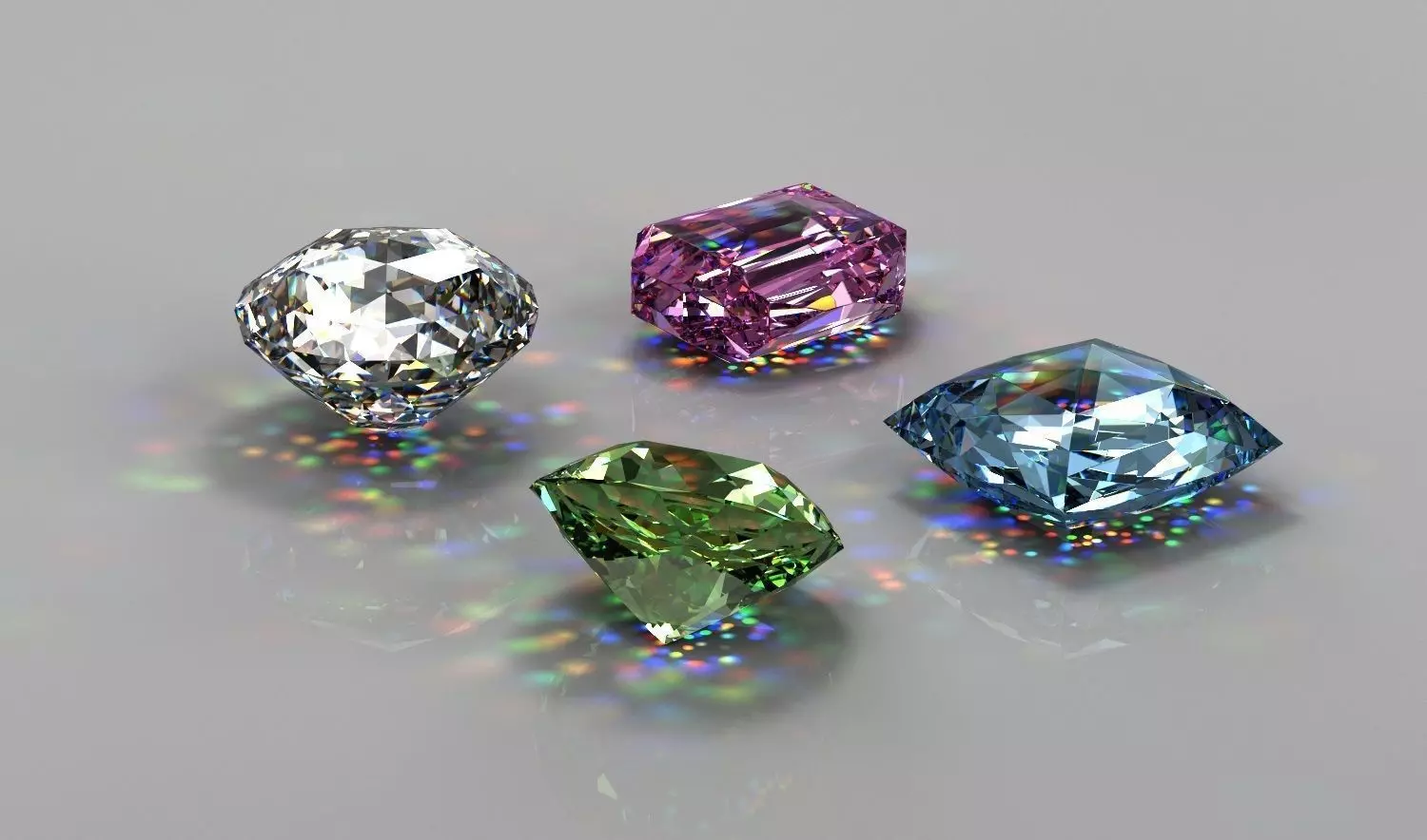 Gem Stones Pack  Free 3D model_0