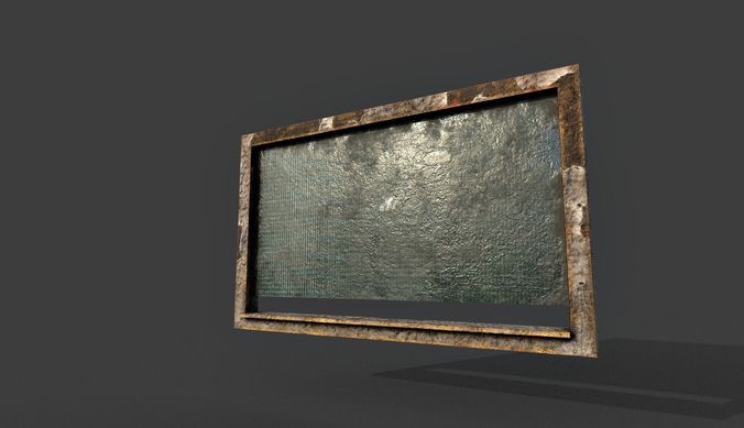 Window-OldReception-Version 01 Low-poly 3D model