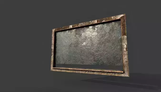 Window-OldReception-Version 01 Low-poly 3D model