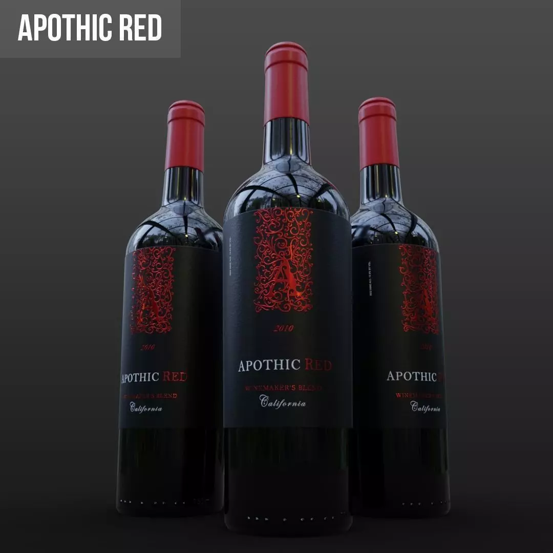 Apothic Red 3D model_0
