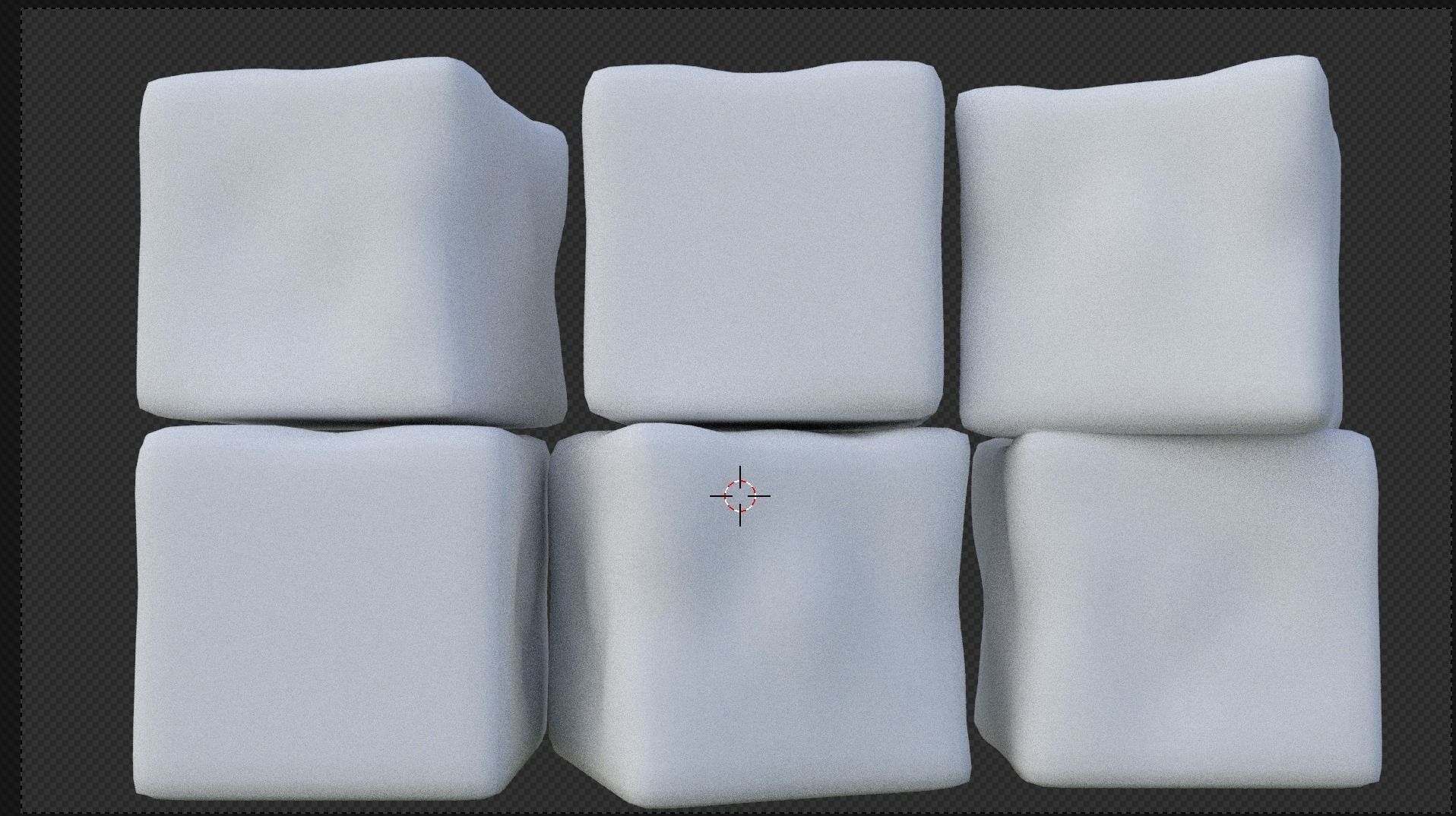 Ice cubes 3D model 3D print model_1