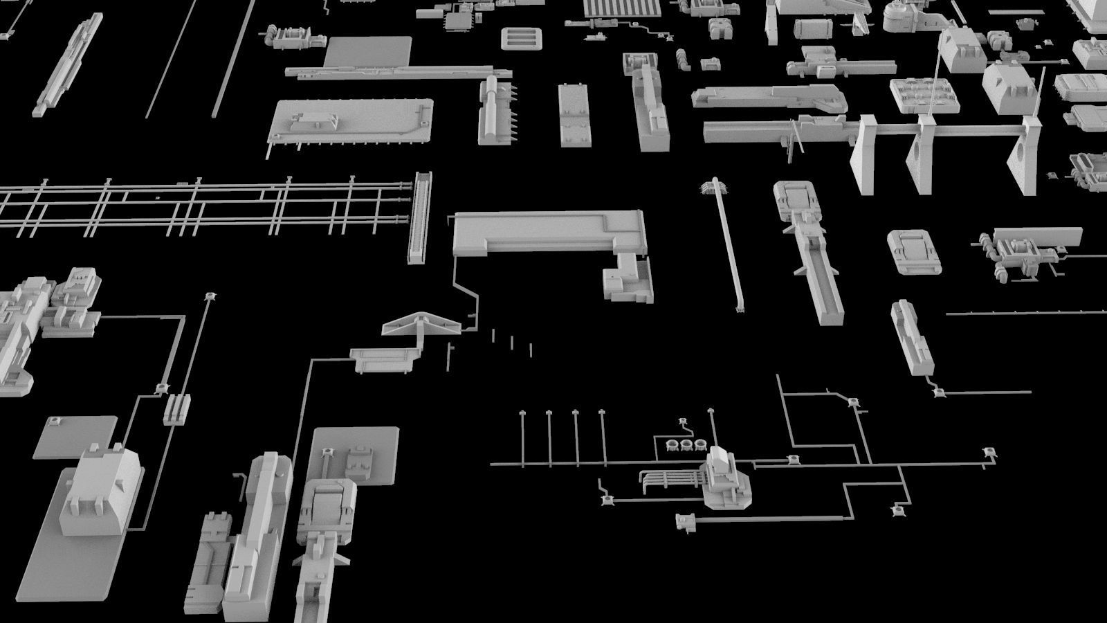 Sci-Fi architecture Elements collection 5 3D model_23