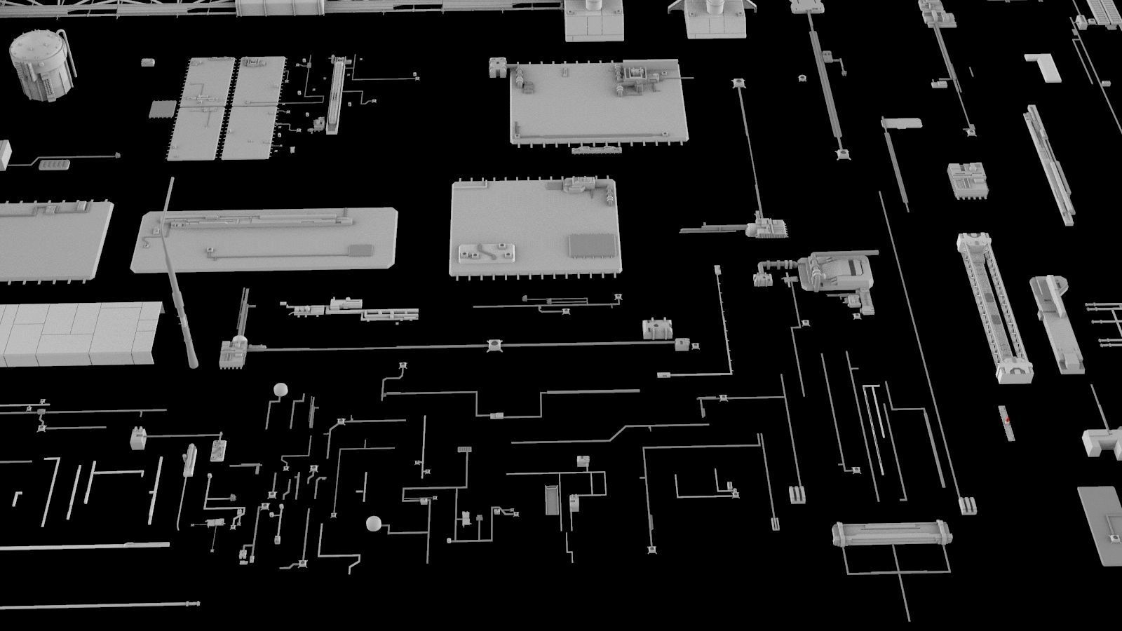 Sci-Fi architecture Elements collection 5 3D model_26