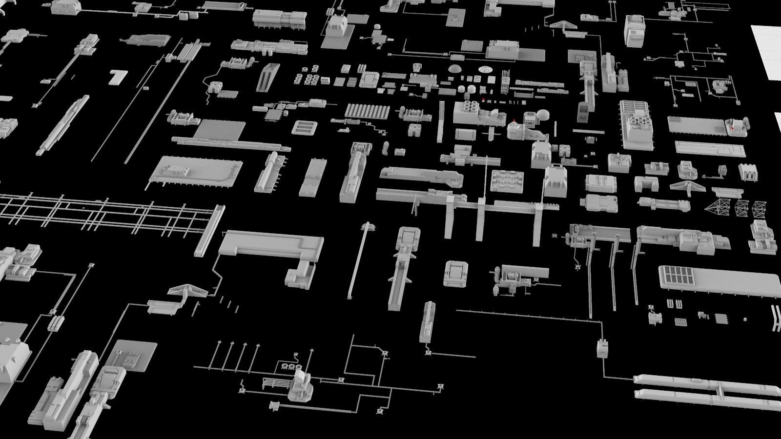 Sci-Fi architecture Elements collection 5 3D model_13