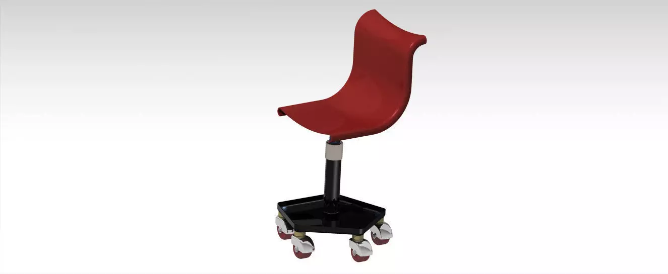 Car repair seat Free 3D model