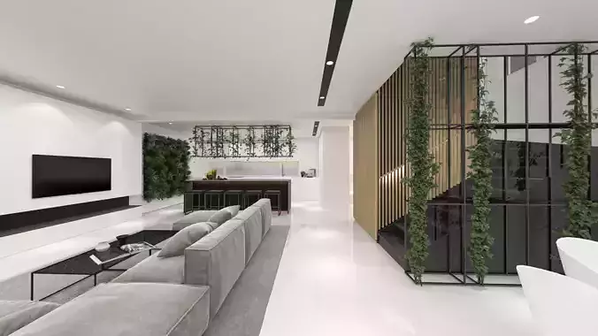 Modern house interior