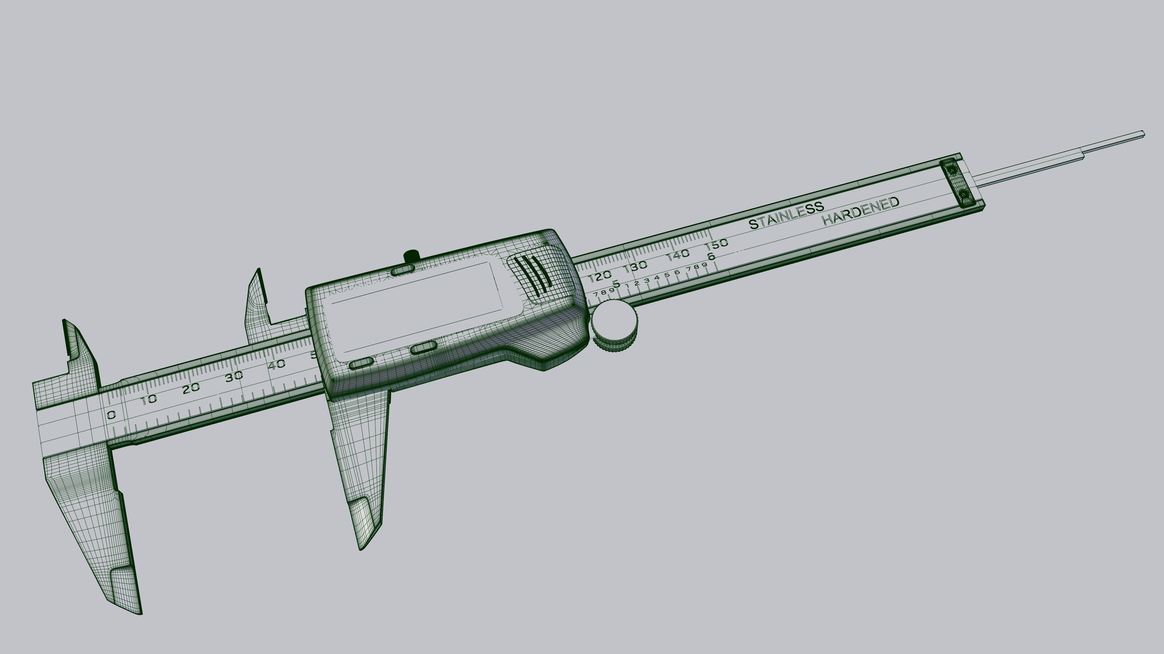 caliper model 3D model_2