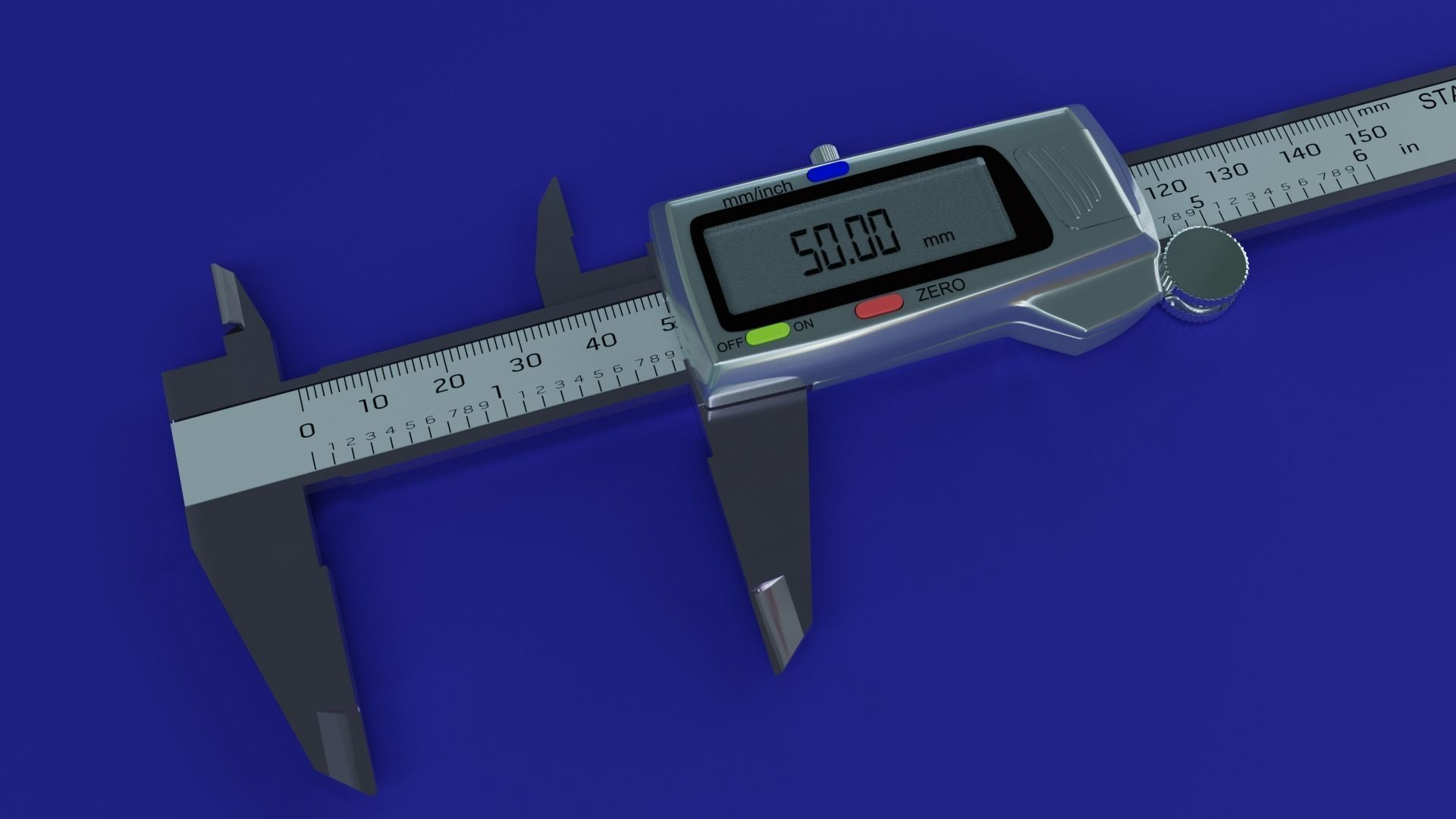 caliper model 3D model_1