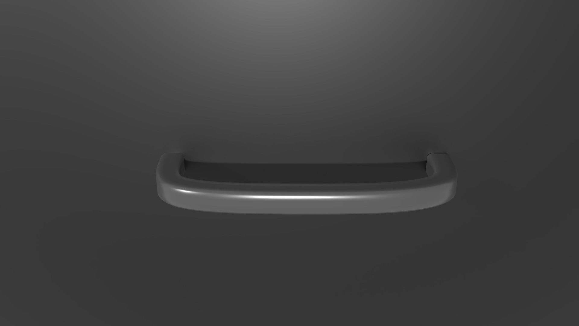 Vertical Style Filing Cabinet Low-poly 3D model_6