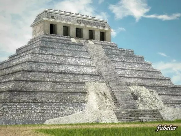 Temple of inscriptions 3D model