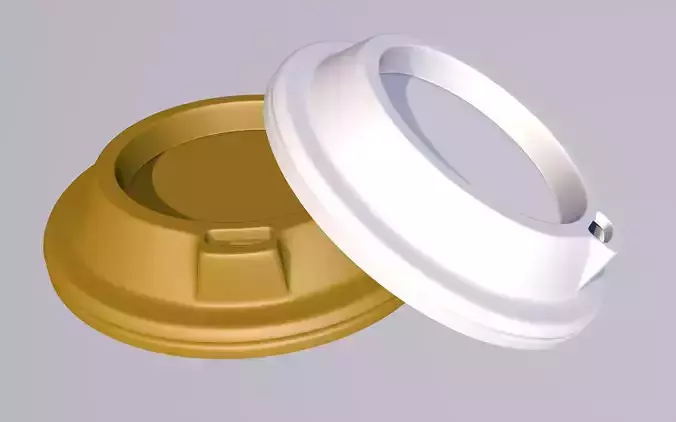Coffee cup cover 3D model