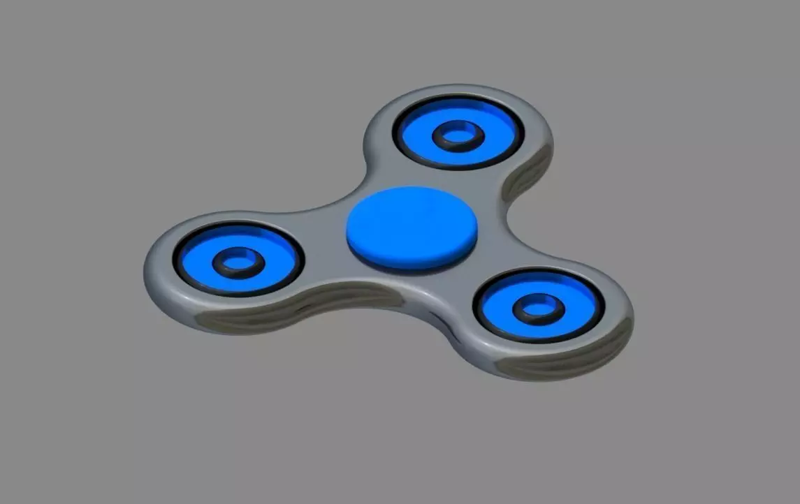 Real Fidget Spinner 3D 3D model_0