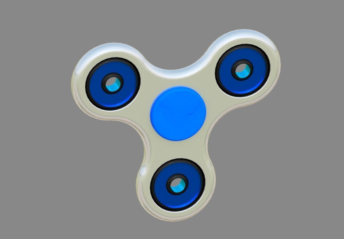 Real Fidget Spinner 3D 3D model_1