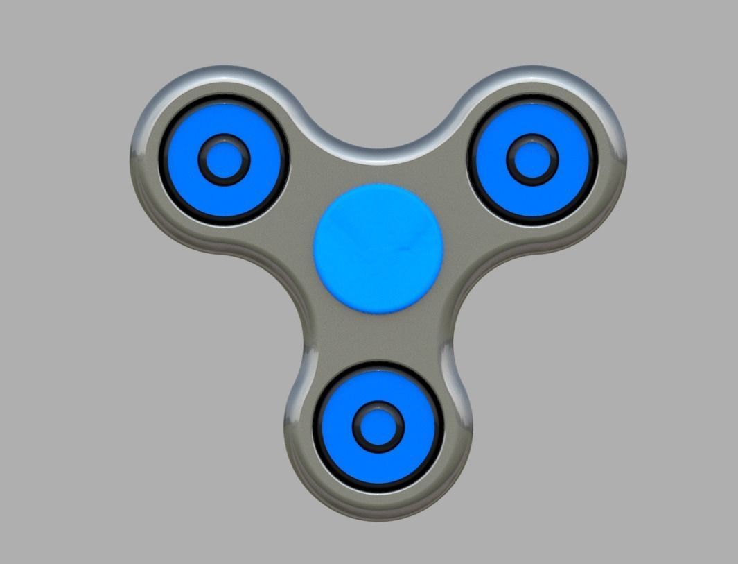 Real Fidget Spinner 3D 3D model_5