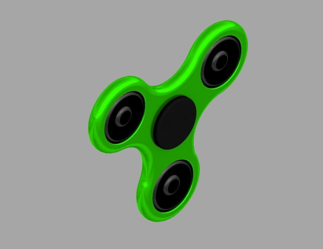 Real Fidget Spinner 3D 3D model_6