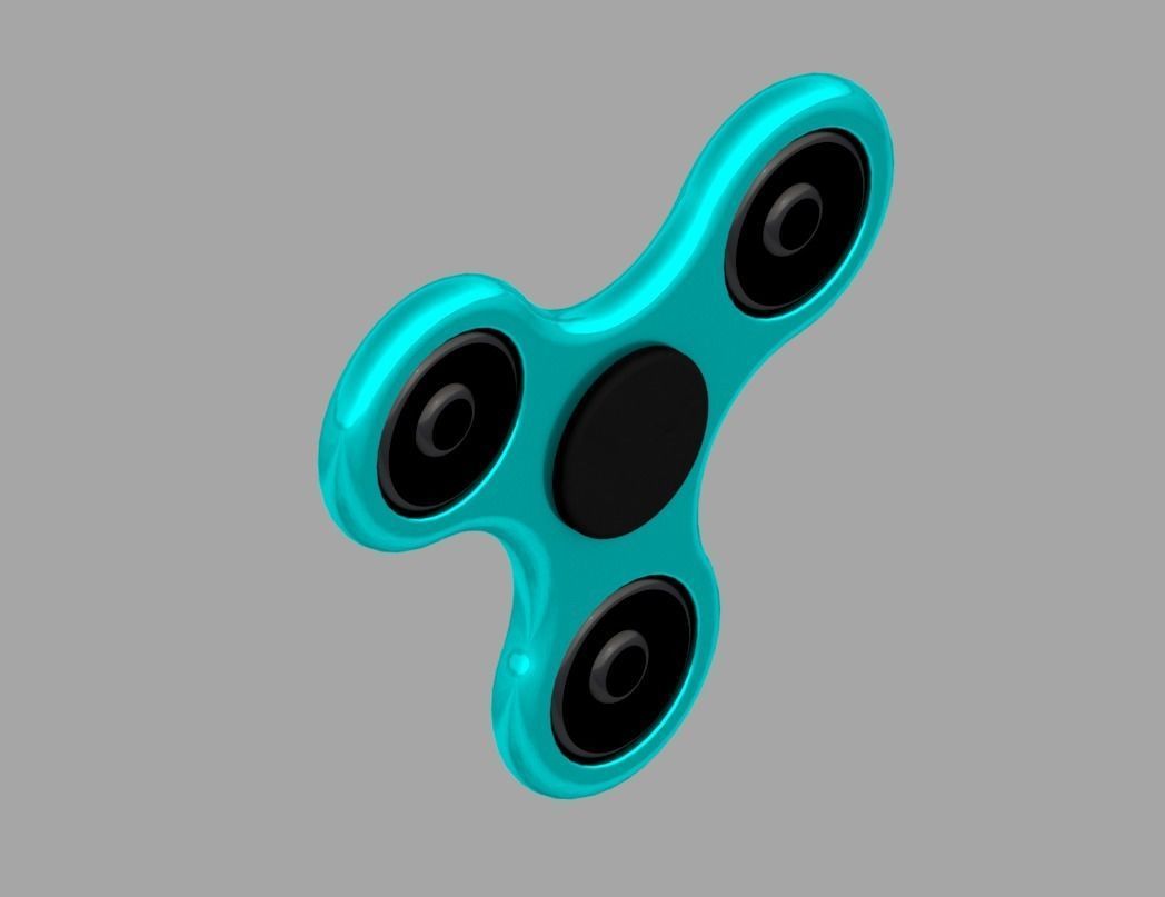 Real Fidget Spinner 3D 3D model_8