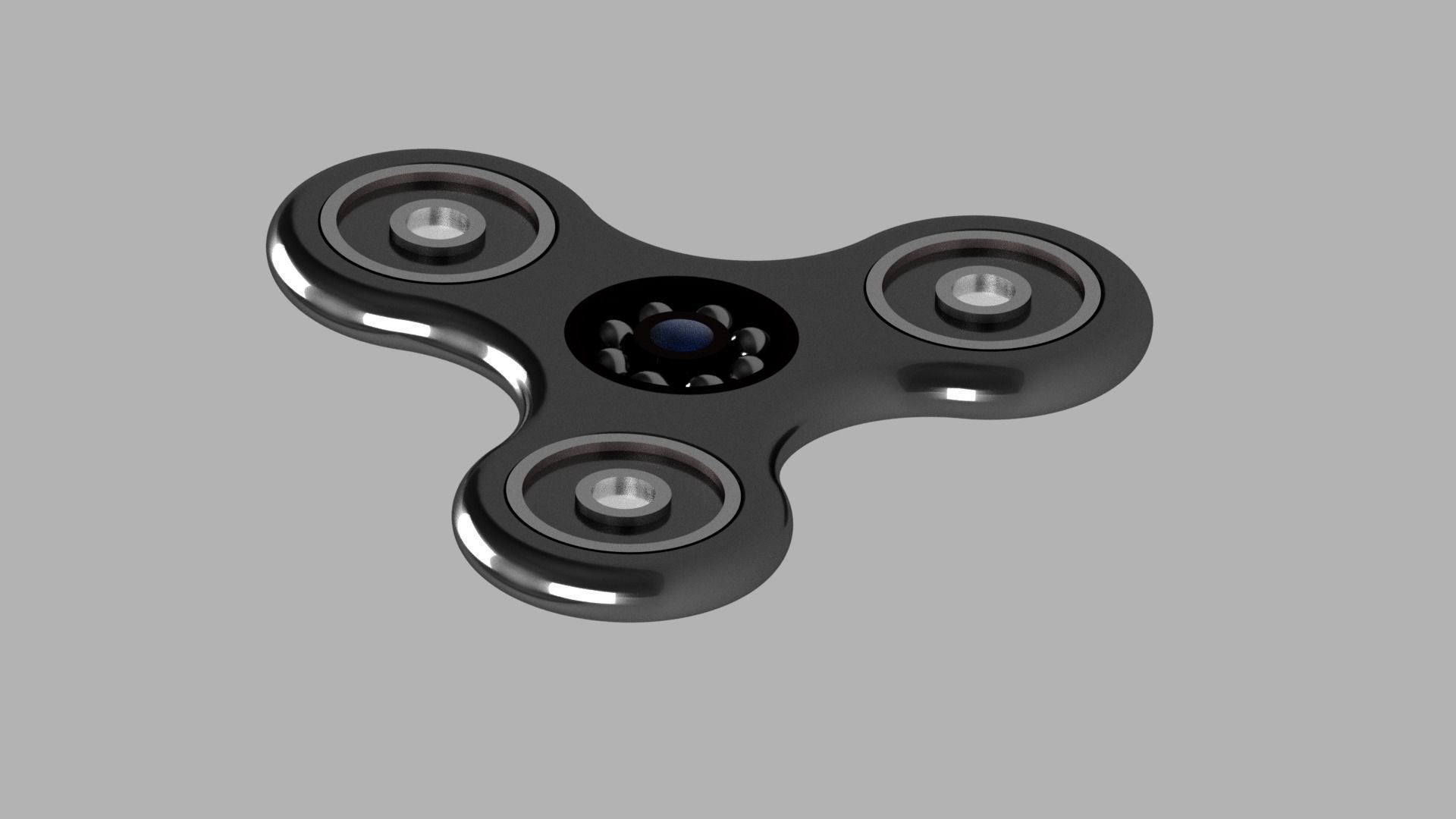 Real Fidget Spinner 3D 3D model_2