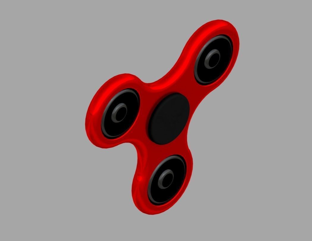 Real Fidget Spinner 3D 3D model_7