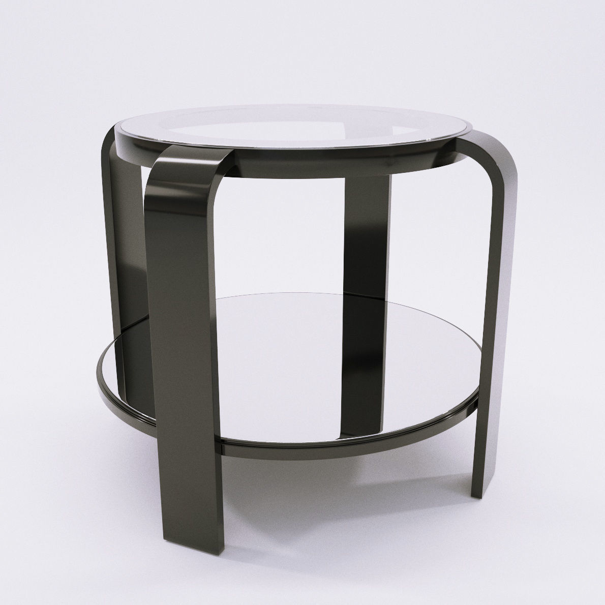 Coach table - Art Deco 1930 3D model_1