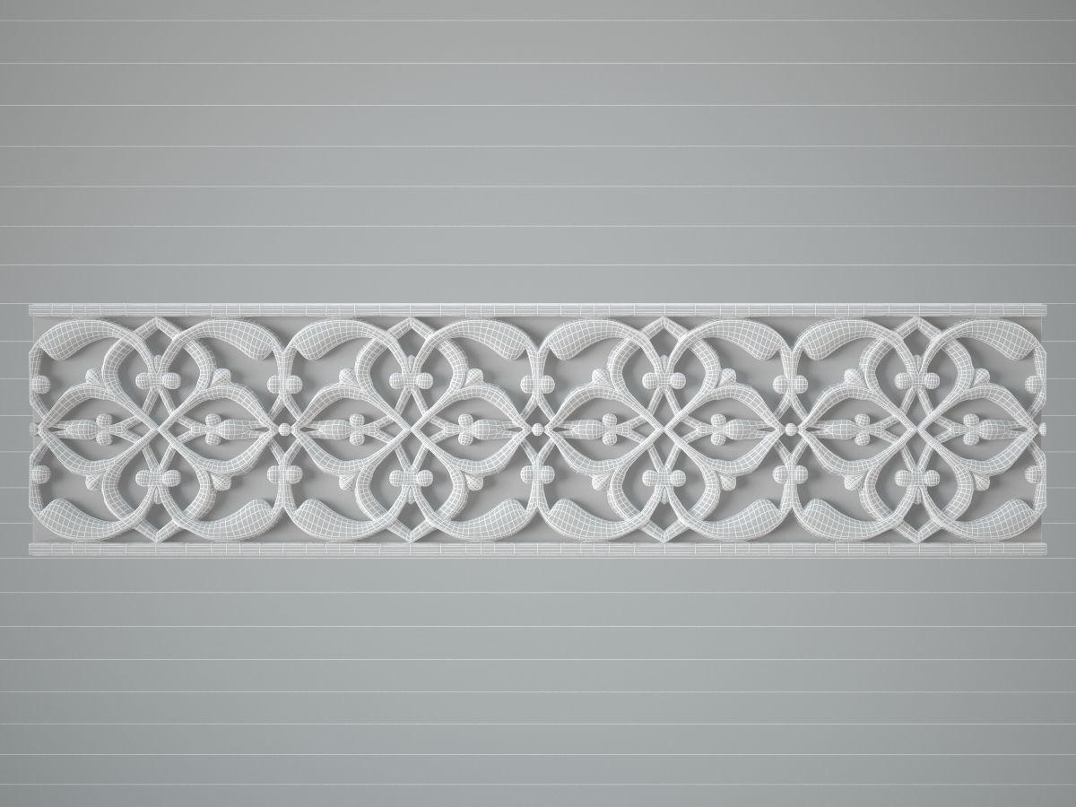 Classical moulding 3D model_1