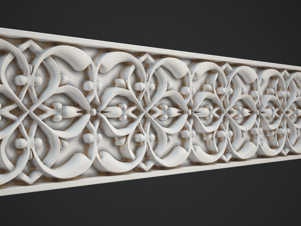 Classical moulding 3D model_4