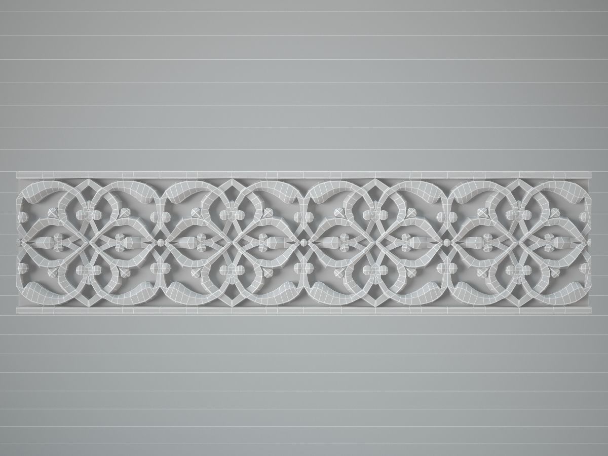 Classical moulding 3D model_3