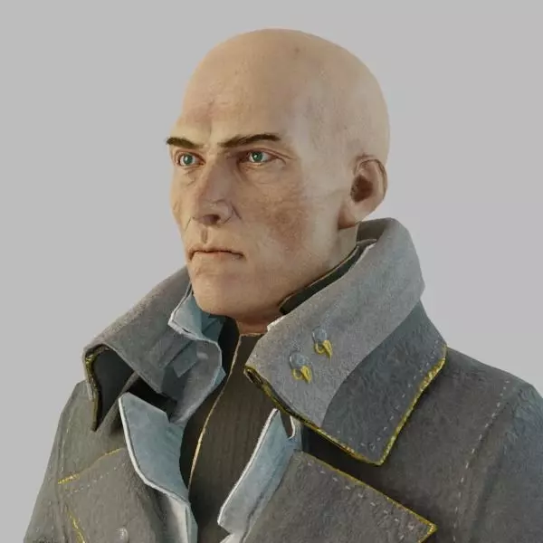 Noble Lord Low-poly 3D model_0
