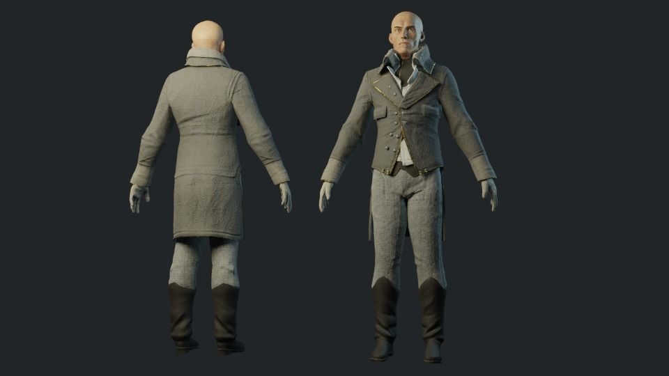 Noble Lord Low-poly 3D model_7