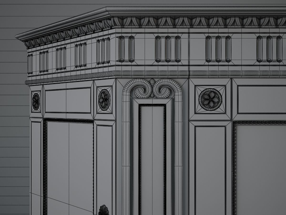 chest of drawers 3D model_4