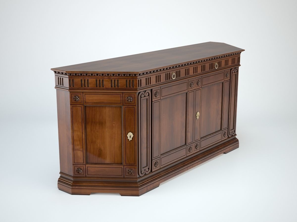 chest of drawers 3D model_1