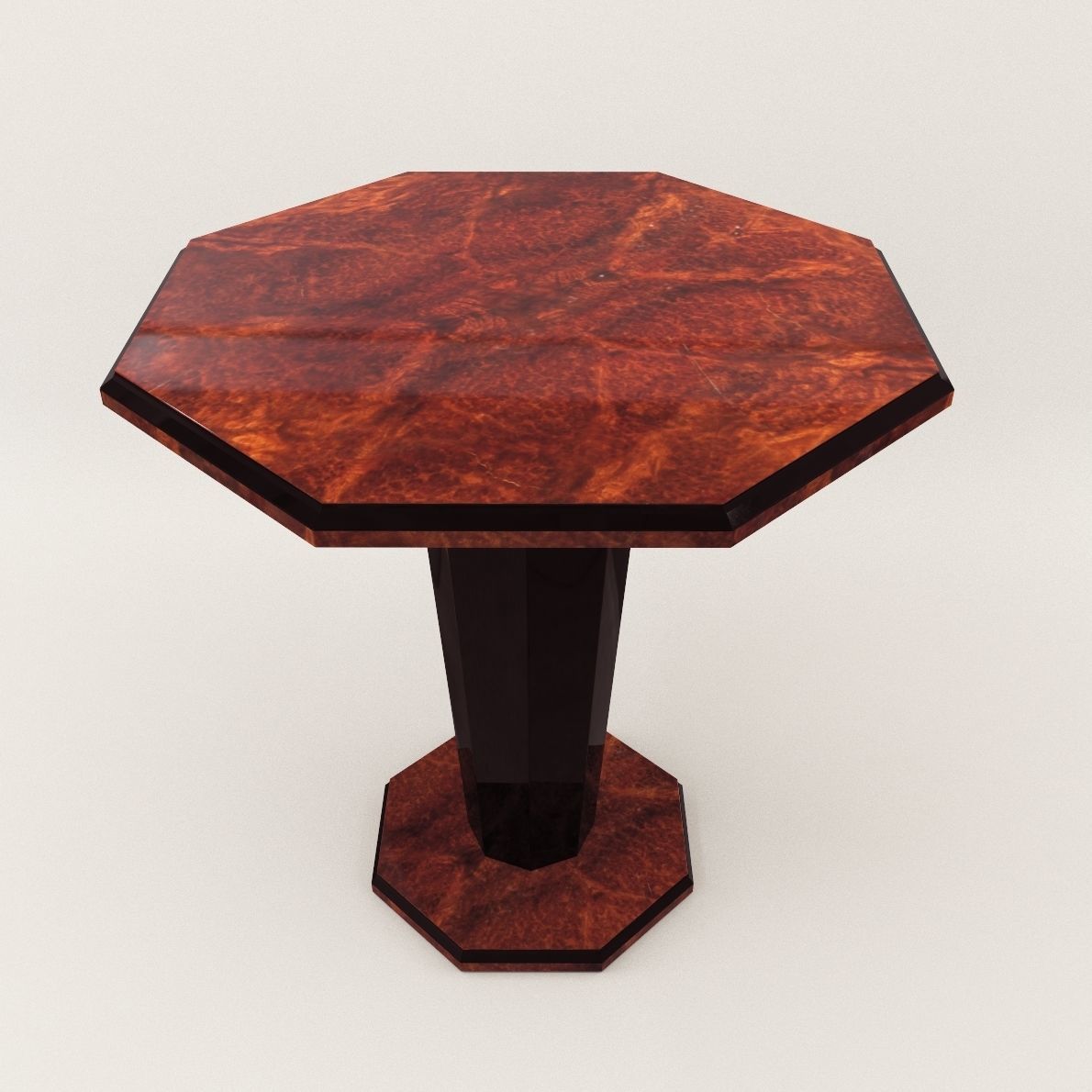 Side table - Art Deco 1920 3D model_1
