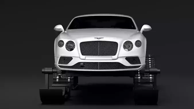 Bentley Continental GT Ski 2018 3D model