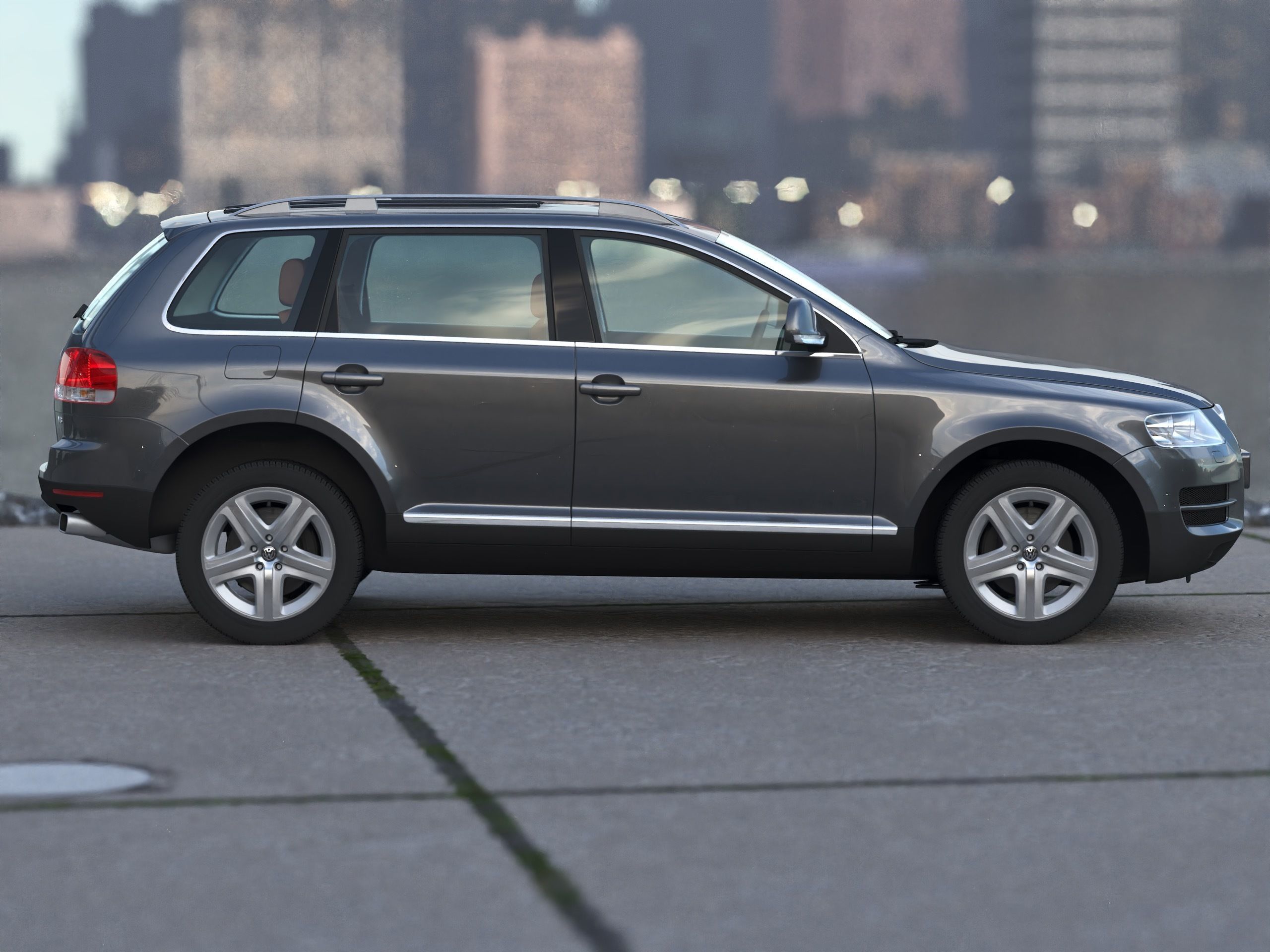 Volkswagen Touareg 2002 3D model_3