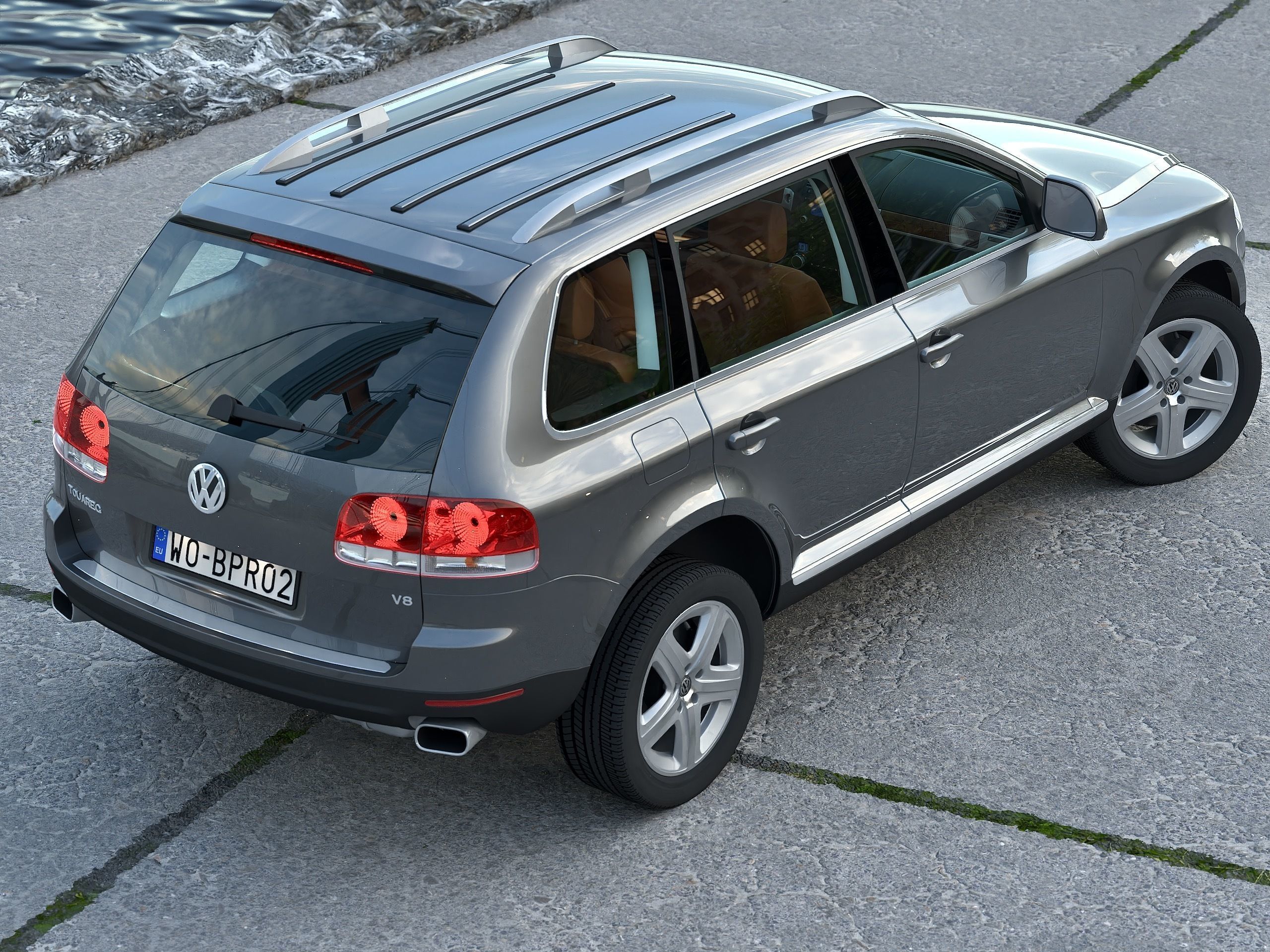Volkswagen Touareg 2002 3D model_1