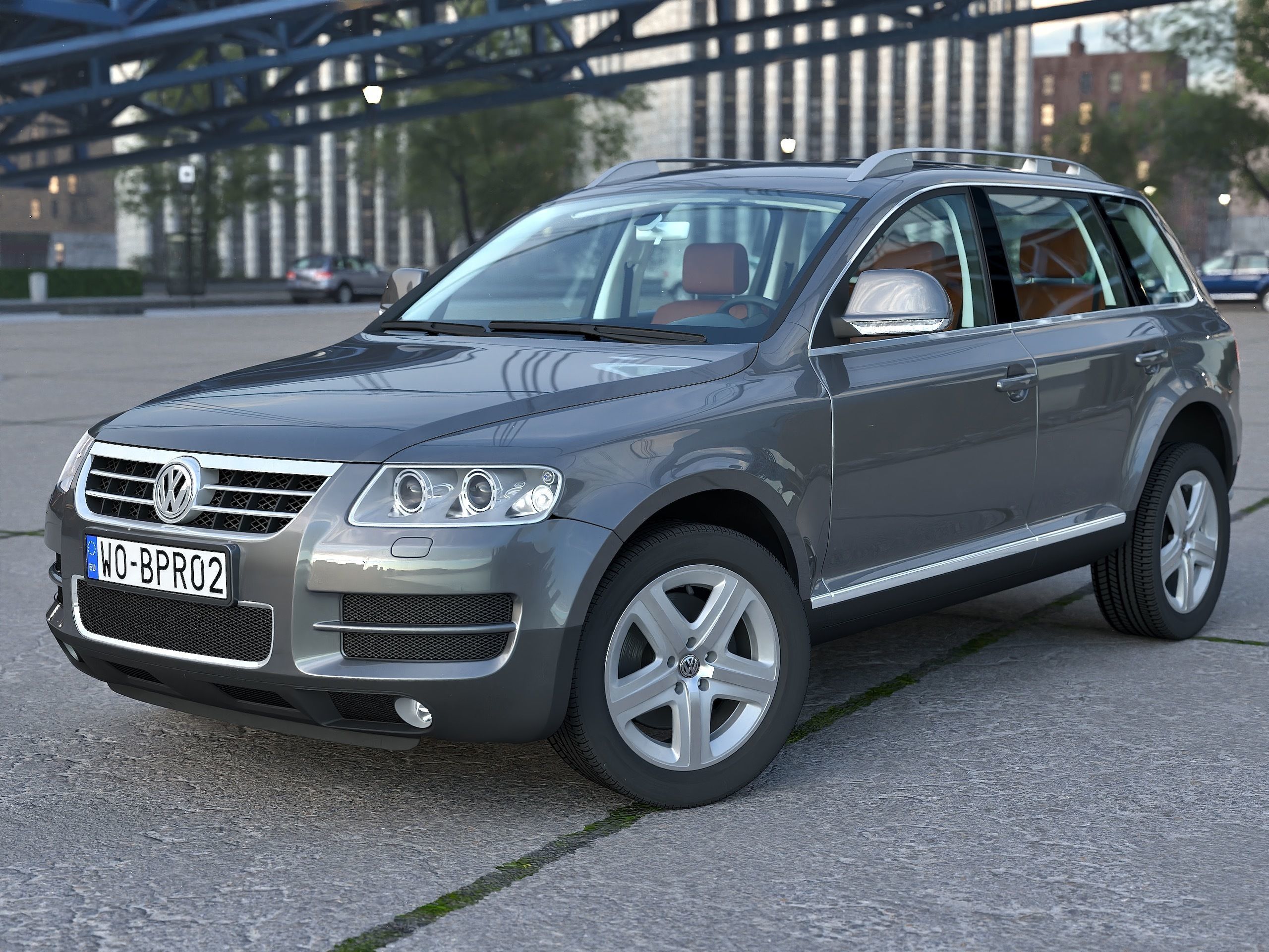 Volkswagen Touareg 2002 3D model_5
