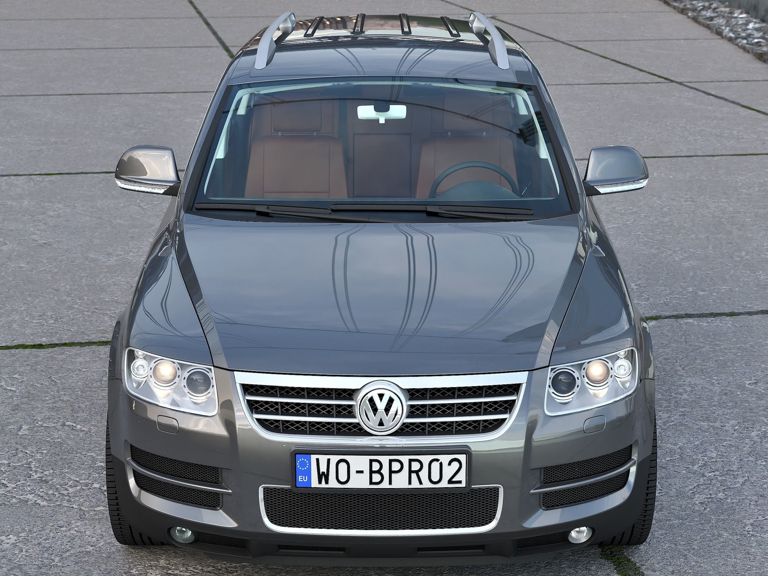Volkswagen Touareg 2002 3D model_2