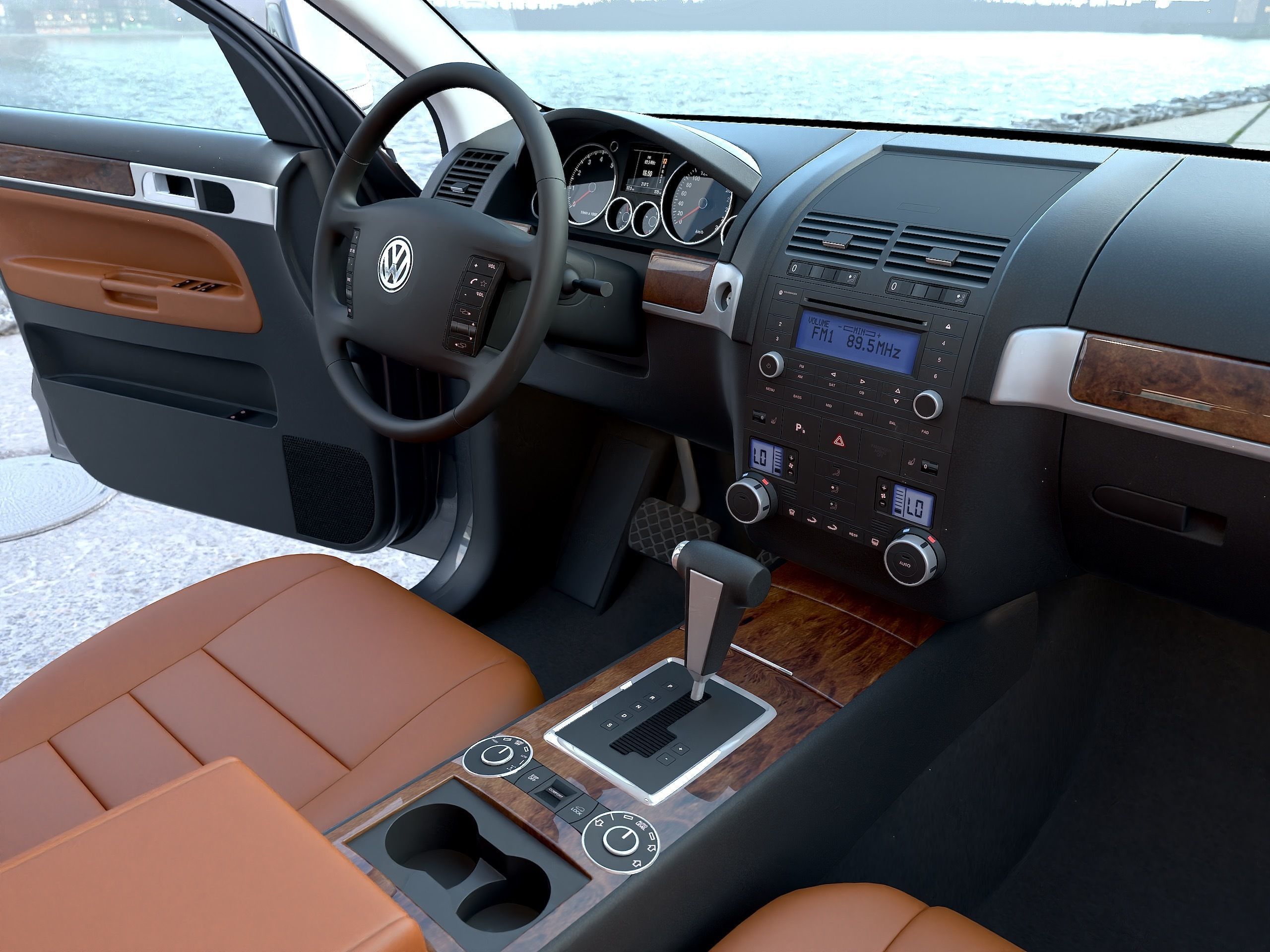 Volkswagen Touareg 2002 3D model_9