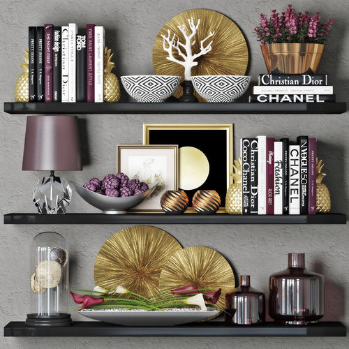 Decorative set 07 3D model