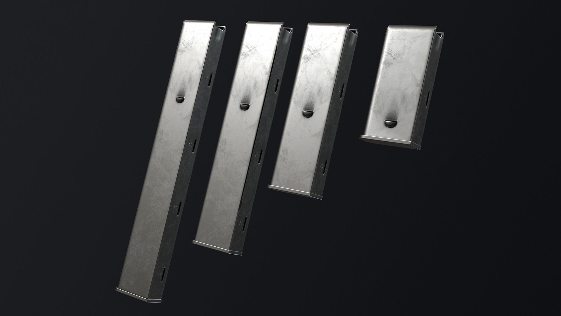 PBR Mauser M1917 Trench Carbine Low-poly 3D model_4