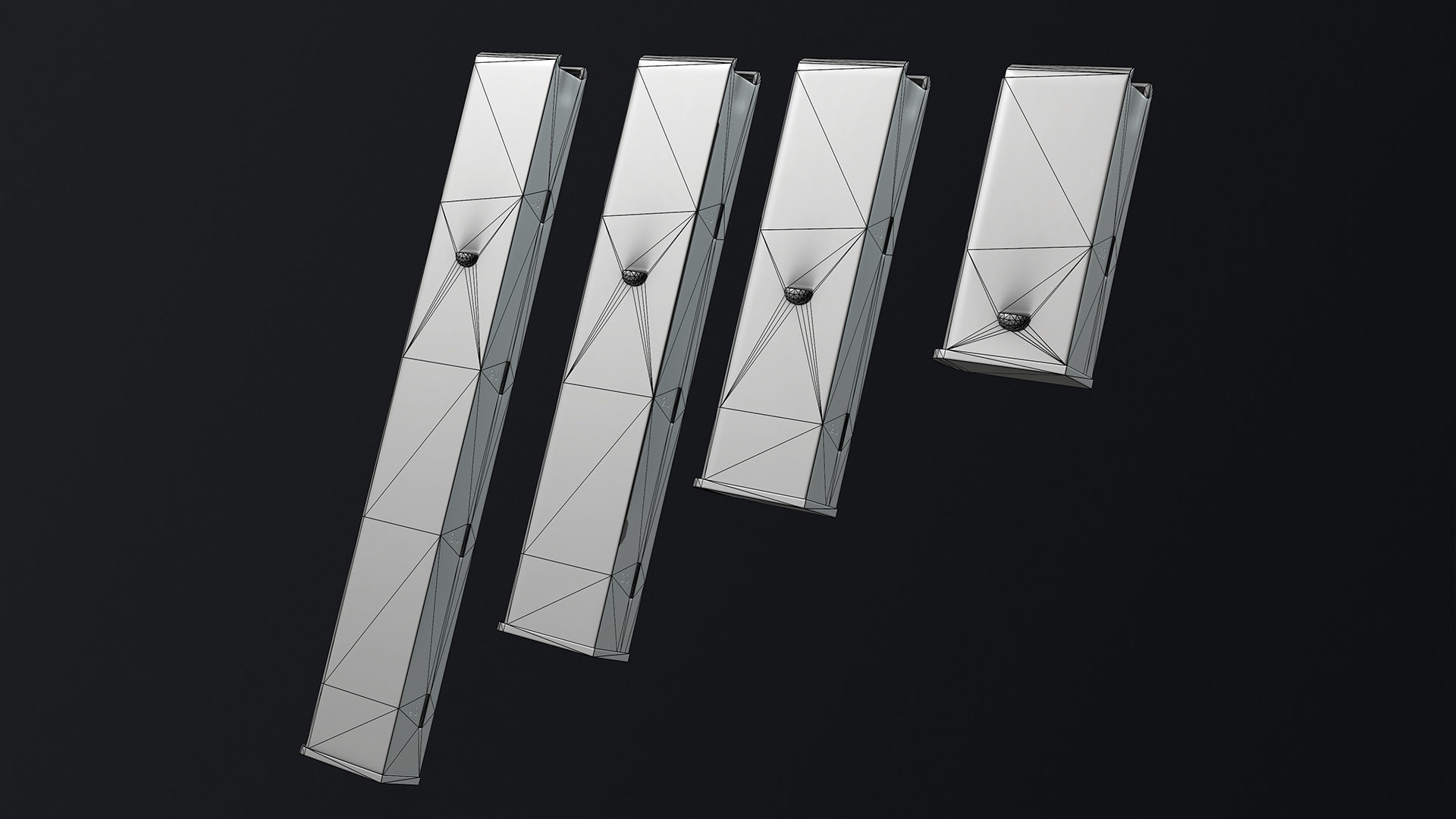 PBR Mauser M1917 Trench Carbine Low-poly 3D model_9