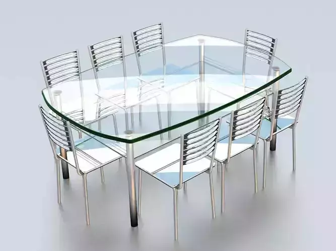glass table